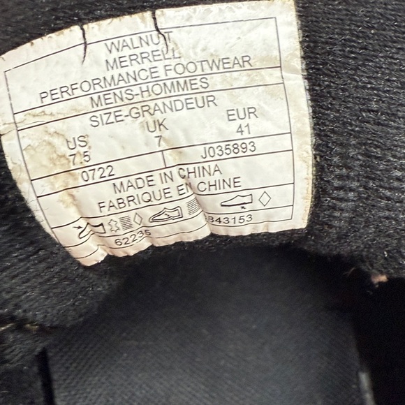 Merrell Men's MOAB 3 Performance Vented Hiking Outdoors Shoe S-424 Sz 7.5 - Picture 7 of 9